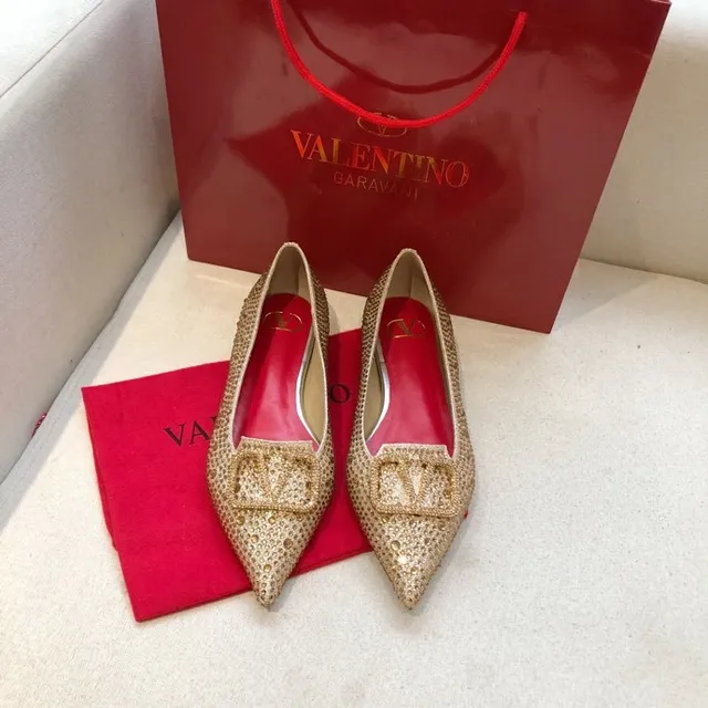 Valentino Rockstud Crystal-Embellished Pointed-Toe Loafers 6