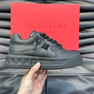 Valentino Rockstud Monocromo Negro Lifestyle Sneakers