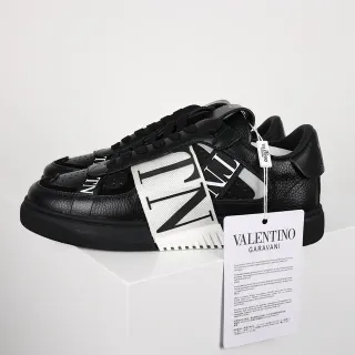 Valentino VLTN Zapatillas Lifestyle de Cuero Negro y Blanco