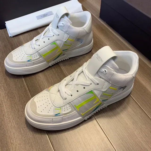 Valentino VLTN حذاء رياضي عالي الارتفاع متعدد الألوان خطوط أسلوب حياة 8