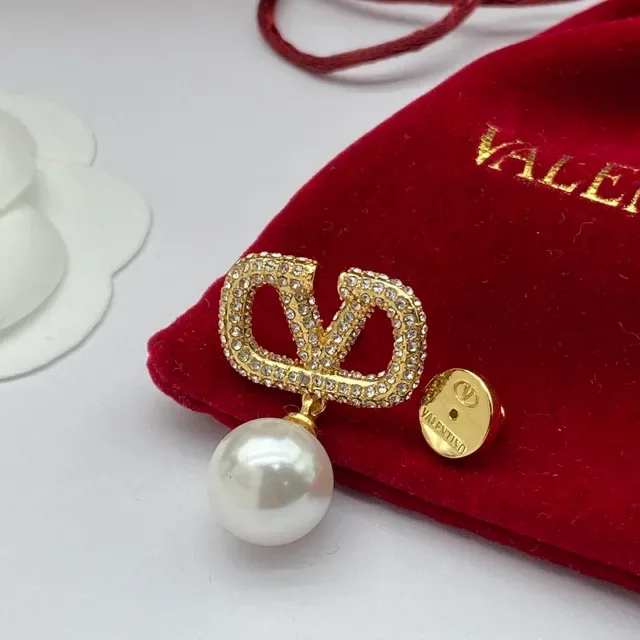 Valentino VLTN Pavé-Set Brincos de Pérolas 2