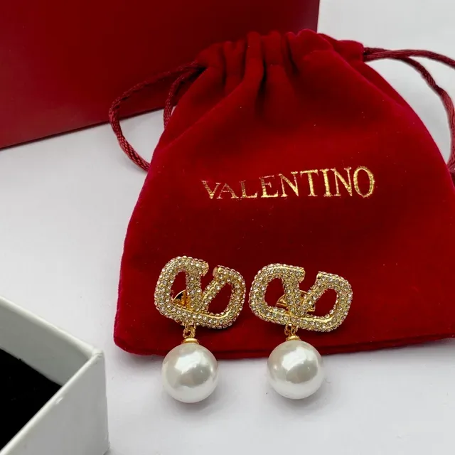 Valentino VLTN Pavé-Set Brincos de Pérolas 3