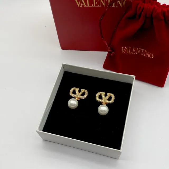 Valentino VLTN Pavé-Set Brincos de Pérolas 5