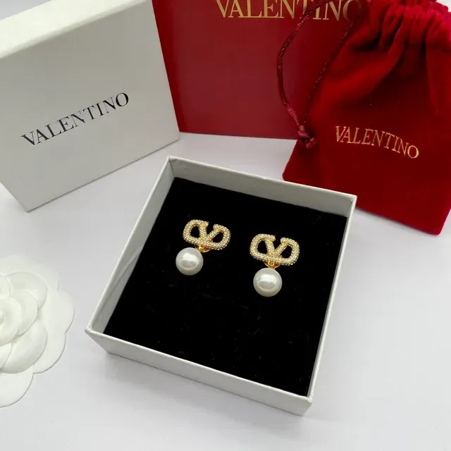 Valentino VLTN Pavé-Set Brincos de Pérolas 6