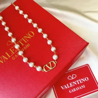 Valentino VLTN Pearl Strand Necklace