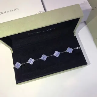 Van Cleef & Arpels Alhambra Pierre Lavande Cinq Motif Bracelet