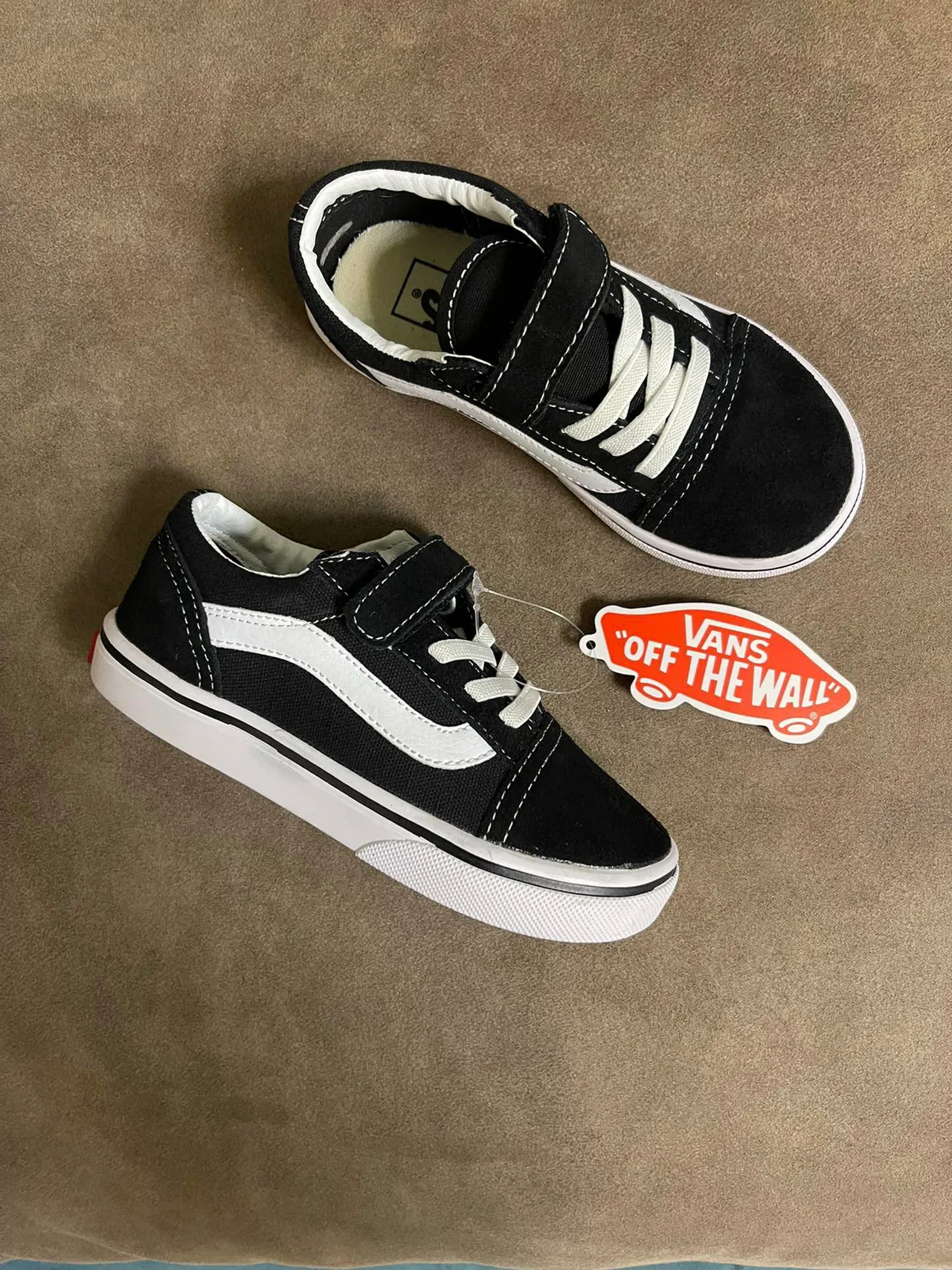 Vans Old Skool Blue Purple Low-Top Canvas-Suede Combo Skateboard Shoes 18