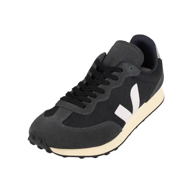 VEJA Beige White Low-Top Mesh And Suede Upper Lifestyle Sneakers 3