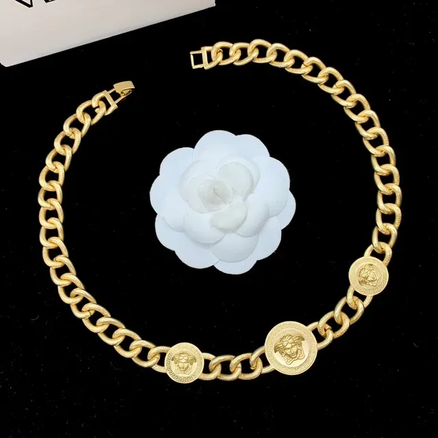 Bracelet Versace Medusa Chaîne Curb Or 2