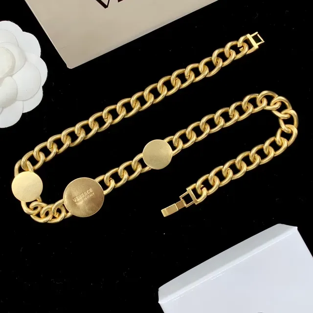 Bracelet Versace Medusa Chaîne Curb Or 6